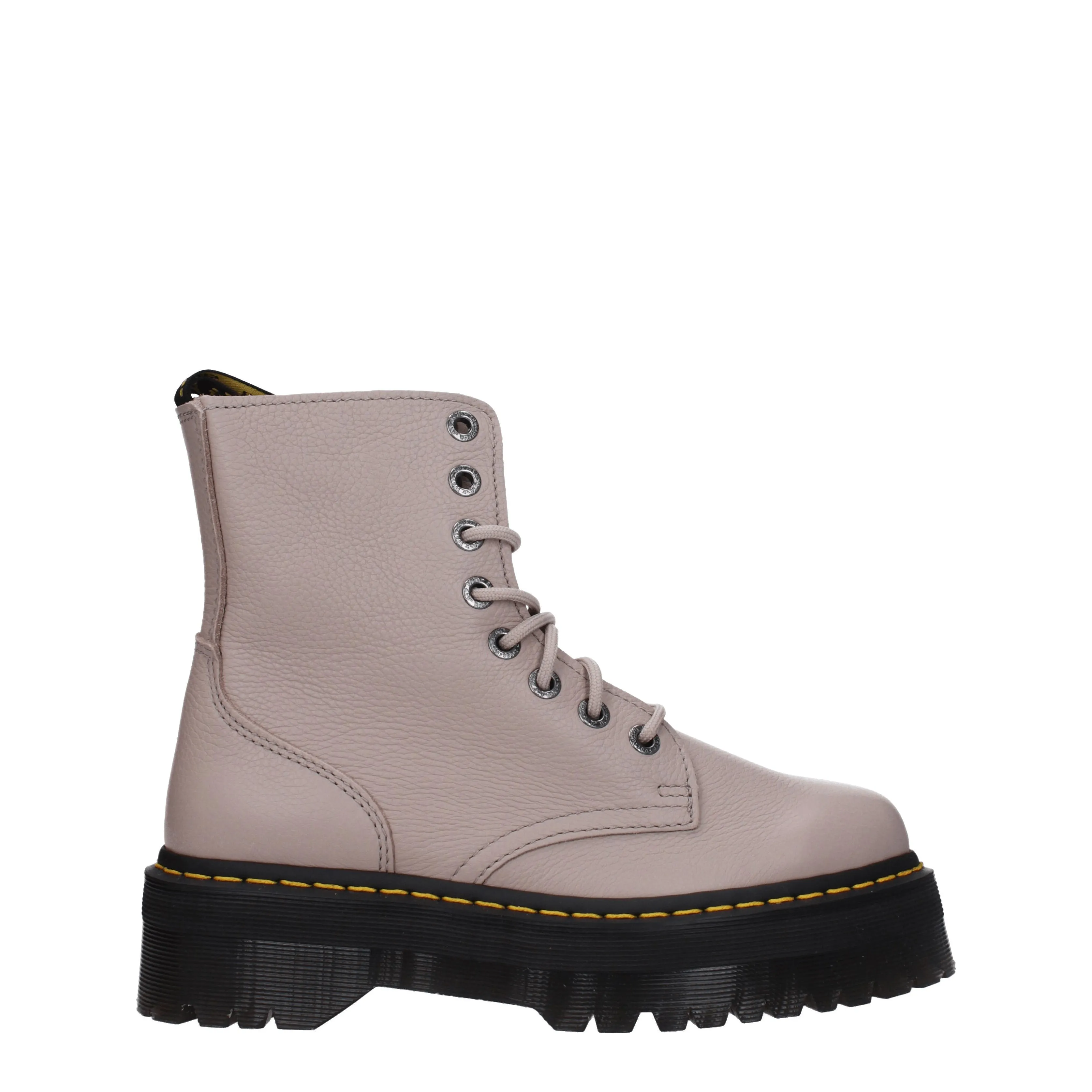 Dr Martens Women 's Bottes en cuir rose / taupe